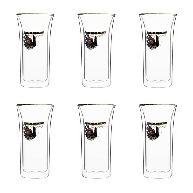Drinking Chocolate glass (6 pieces)